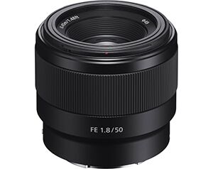 Sony FE 50mm f/1.8 Lens - Compact Prime Lens for Stunning Portraits. Available at Cinesouk, Marrakech.
