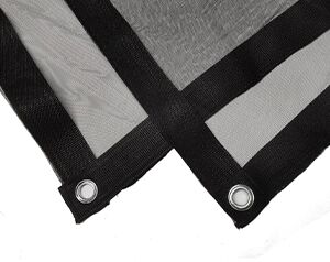Black Single Net Scrims : Overhead Butterfly - 2,4x2,4m (8’x8’)