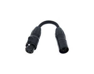 ADJ DMX 3 broches F vers 5 broches M IP65
