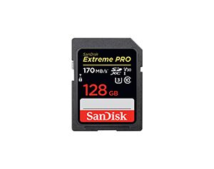 Sandisk SDXC Extreme Pro (V30 - 170MB:s) 128GB
